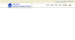 Desktop Screenshot of mystichomeinspection.com